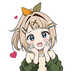 Onsen-Musume Miyu Toyotomi Stamp