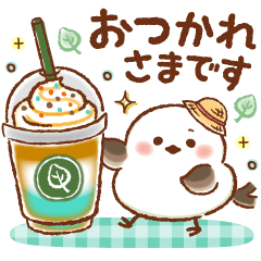 ふんわりやさしい夏❤️爽やかシマエナガ