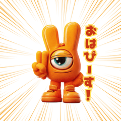 peacesign&#39;s official character "Peacen"