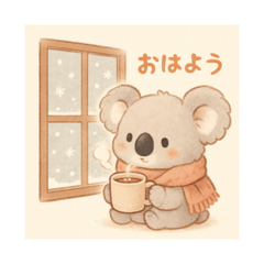 ゆるふわコアラの冬だより