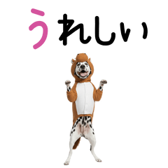 一年中つかえるBIGダルメシアンのスタンプ