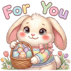 Pastel Easter Bunny (Eng)
