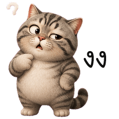 Gray Tabby Cat Cutie!!