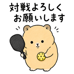 ピックルボールするキンクマの日常3