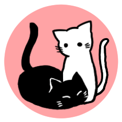 白黒猫の感情表現