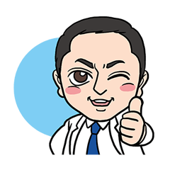 明るく楽しいお医者さんスタンプ