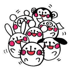 まるねこ＆ふれんず【シンプルVer.】