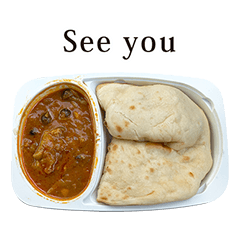 カレーナンお弁当　と　英語　English