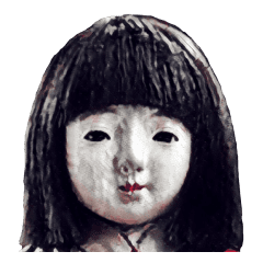 動く恐怖の人形.