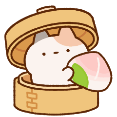 うごくずんどうネコ９（たべもの）