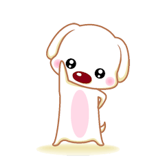 白い犬みたいなやつ