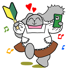 うさばあちゃん　LINEに挑戦！