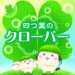 幸せ飛び出す♪四つ葉のクローバー