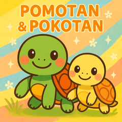 癒しのカメきょうだい ぽもたん・ぽこたん