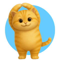 動く！むっちり茶トラ猫のまるちゃん