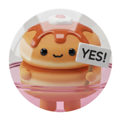 パンケーキカプセルトイ(丸型)