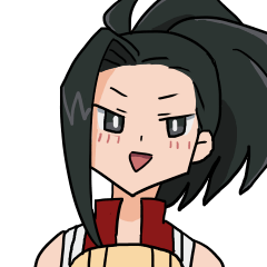 ヒロアカスタンプ　八百万百で作りました編