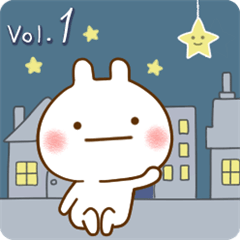 適度にゆるい敬語のスタンプ（うさぎ）