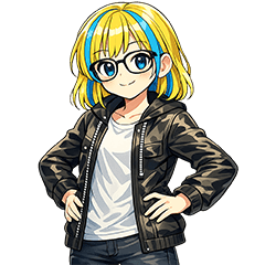 Sophia Blue Streak Girl