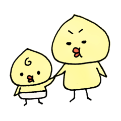 ひよこの親子