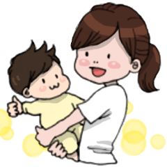 子育てを頑張るママに使ってほしいスタンプ