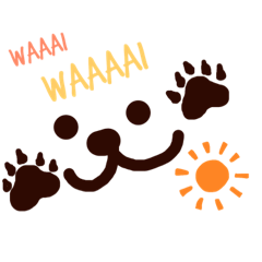 シンプルくまさん 日常スタンプ