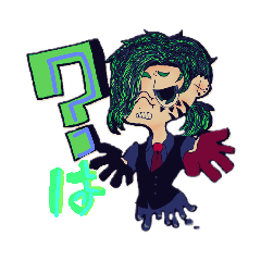 スタンプ作るオリキャラ