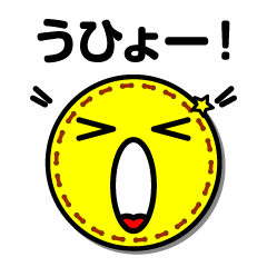 ワッペン風スタンプ 日本語風味