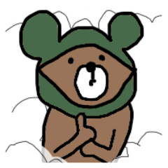 おちょぼグマ(・。・)