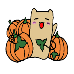 短足カワウソクン４（秋～ ハロウィン編）