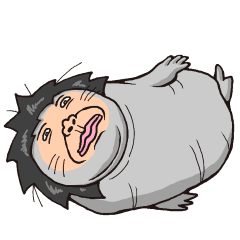 間違いなくアザラシです。