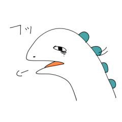 目が死んでる恐竜たち