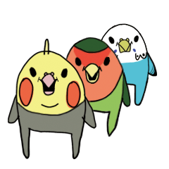 シュールなインコがいっぱい！