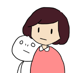 ふんふんと女の子