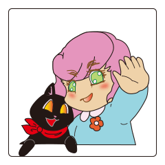 Kindergarten and black cat