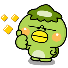 大人のやさしい♡かっぱさんの敬語スタンプ