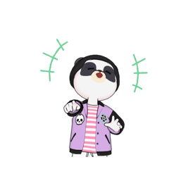 なんかむかつくパンダくん