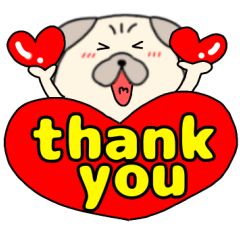 毎日使えるパグ犬のぱーちゃん51