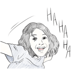 鉛筆風『光ちゃん』スタンプ