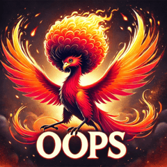 アフロ火の鳥のスタンプ@SFW