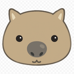 かわいいウォンバット！