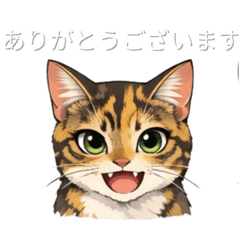 シンプル＆丁寧ねこスタンプ【大人向け】