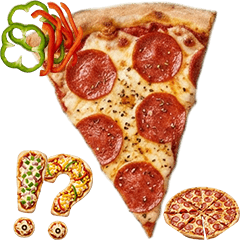 色んなピザ　実写