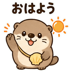 ぽてふわラッコ　日常Ver