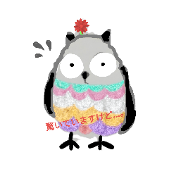 ふくろう　レインボーです。秀竜