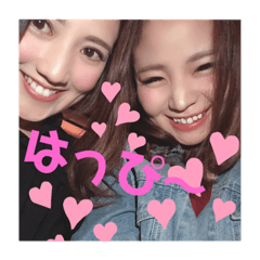 めいとあやのスタンプ