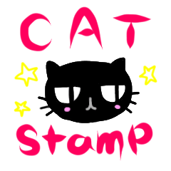 靴下ねこスタンプ（英語版）