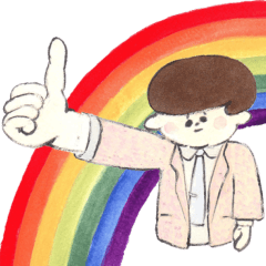 手描きで動く！水彩ピーポー