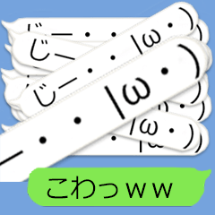 動く⁉ 吹き出しが突然！？？（顔文字付）