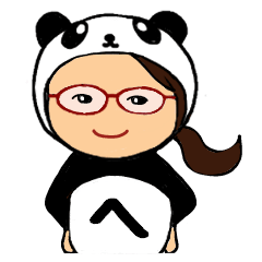 パンダ de ひらがな -へ-